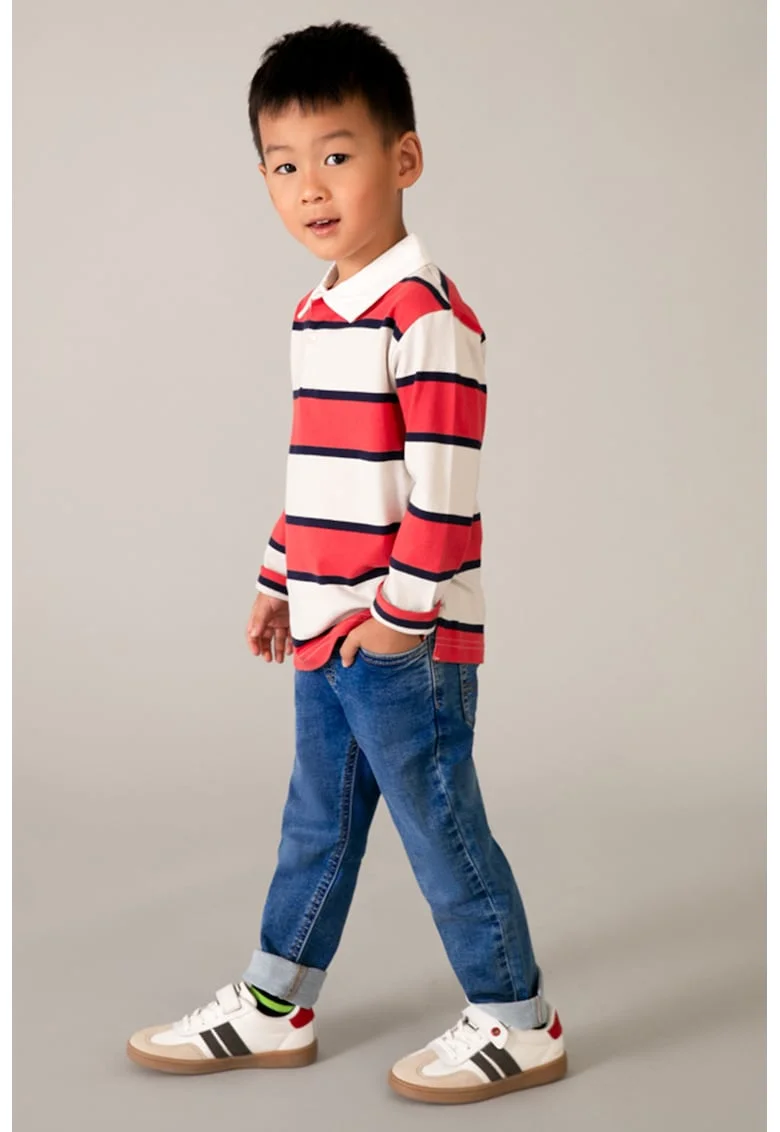Blugi skinny cu 5 buzunare, Bleumarin