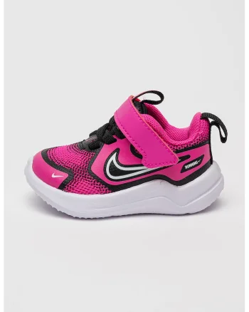 Pantofi Cosmic cu inchidere velcro pentru alergare, Alb/Negru/Fucsia