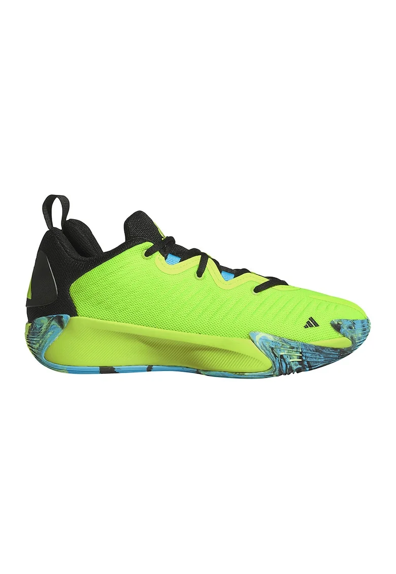 Pantofi low-cut Initiation pentru baschet, Negru/Verde lime