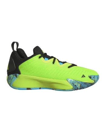Pantofi low-cut Initiation pentru baschet, Negru/Verde lime