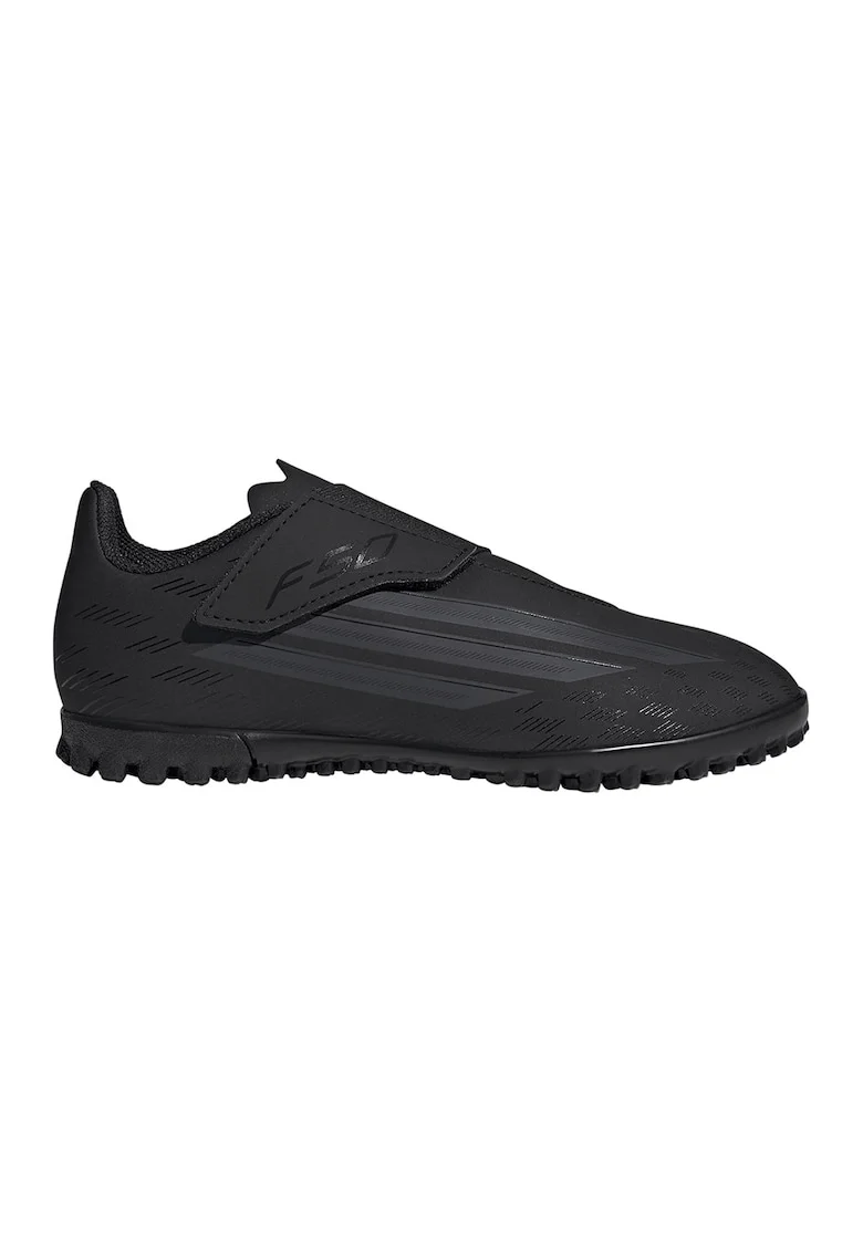 Pantofi F50 Club din material textil, pentru fotball, Negru/Gri