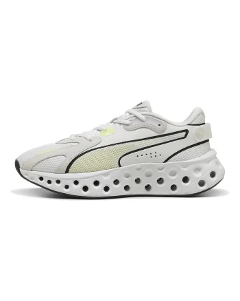 Pantofi Softride Frequence cu talpa masiva pentru alergare, Negru/Bej deschis/Verde fistic