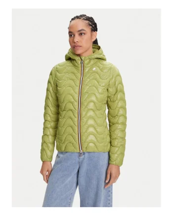 Jacheta de tranzitie,  verde, material sintetic,