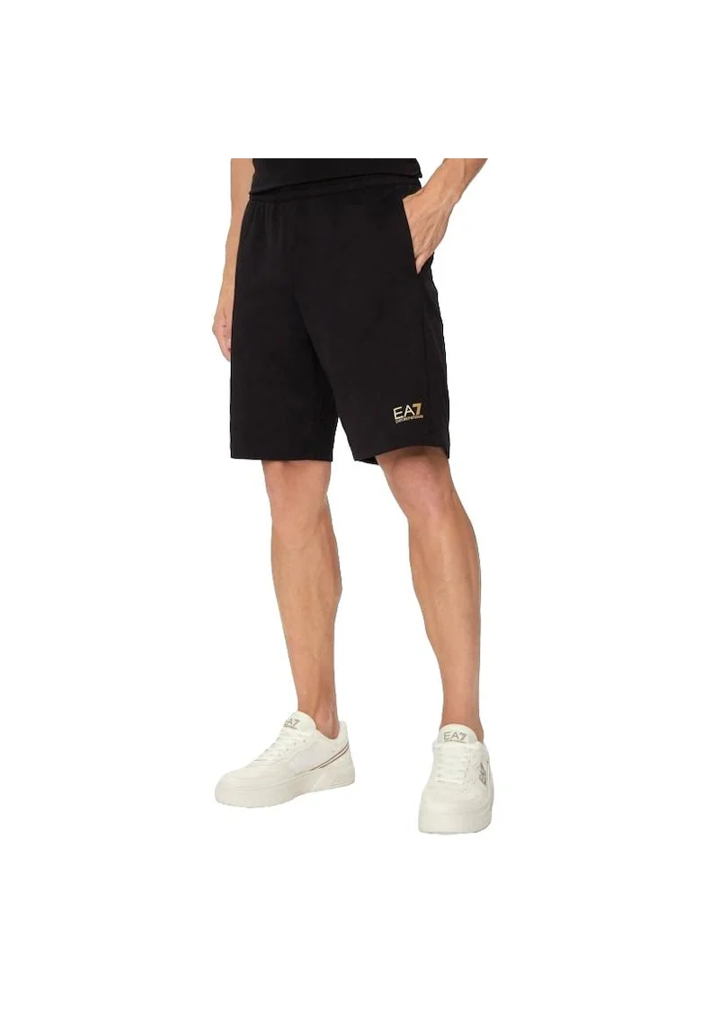 Pantaloni sport barbati,  negru, bumbac,