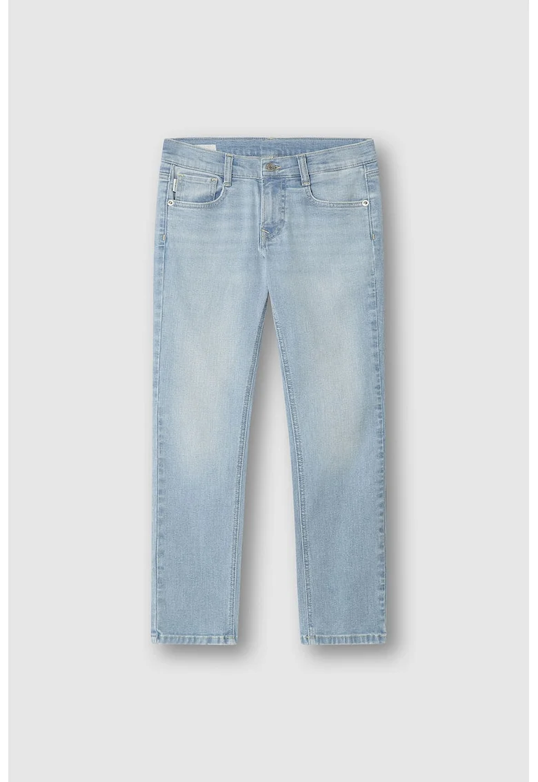 Blugi slim fit Hatcher, Albastru azur