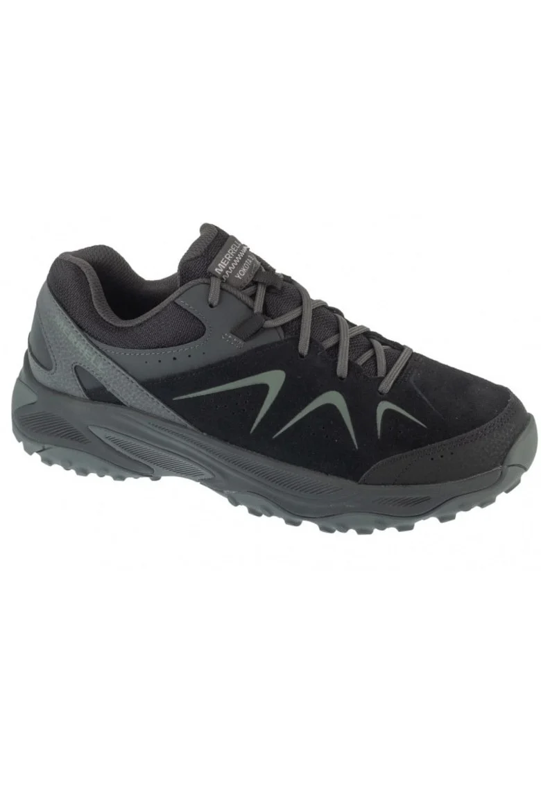 Pantofi sport barbati,  Yokota 3, piele de caprioara, negru