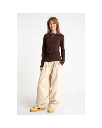 Pantaloni baggy cu pliuri