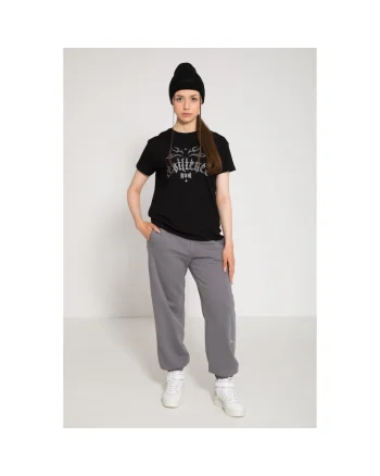 Pantaloni de trening cu imprimeu si buzunare