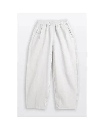 Pantaloni de trening regular fit uni cu talie medie