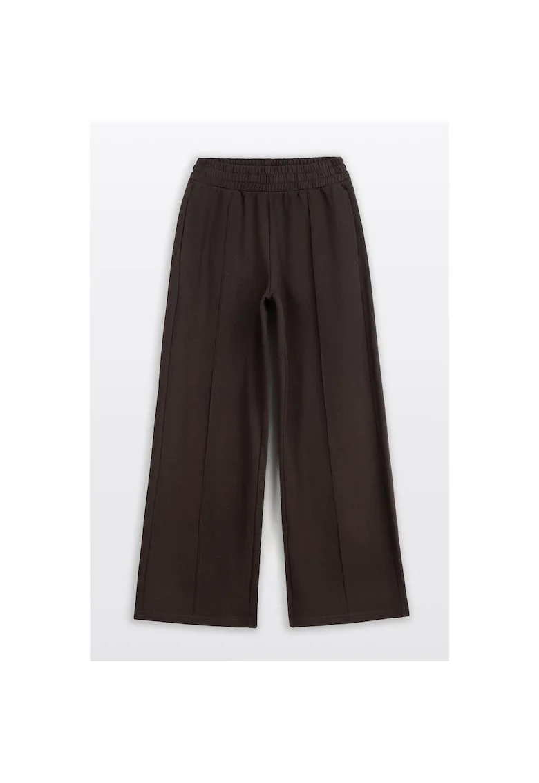 Pantaloni de trening uni din bumbac