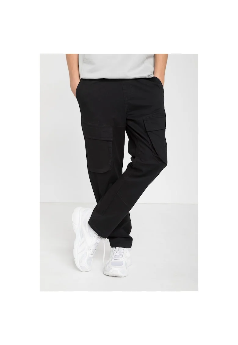 Pantaloni cargo din bumbac,
