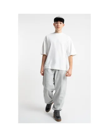 Pantaloni de trening cu croiala ampla si talie ajustabila