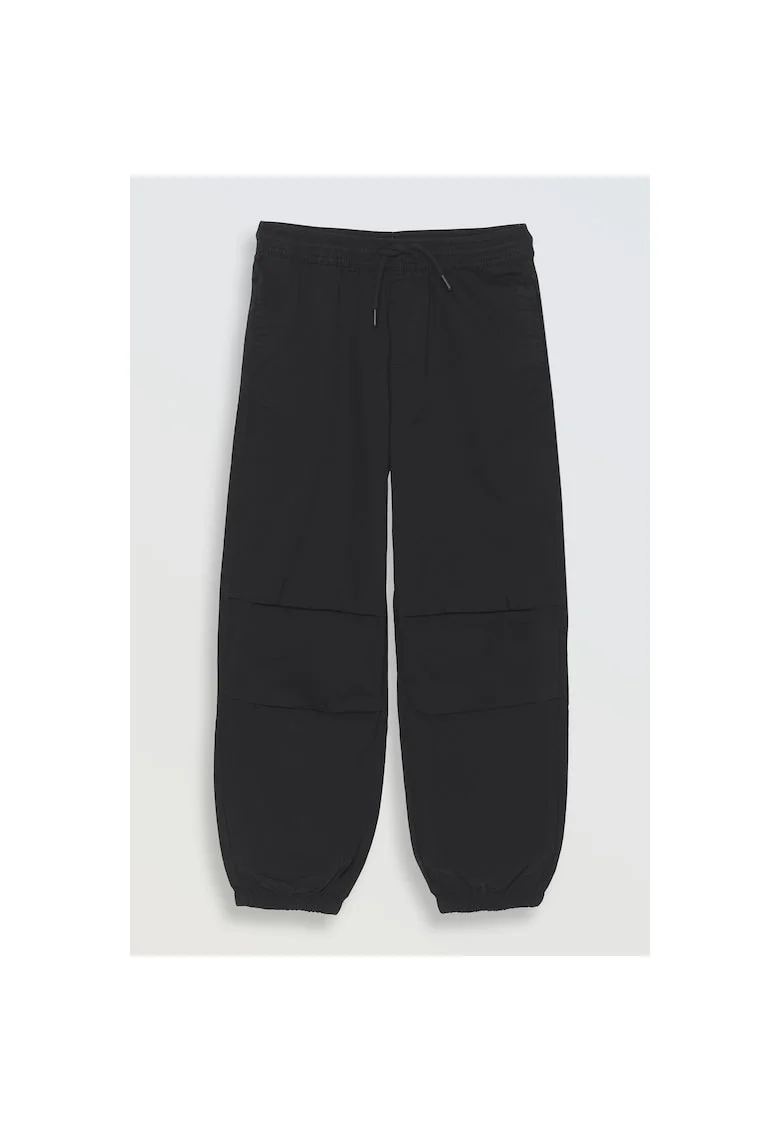 Pantaloni parachute din amestec de bumbac,