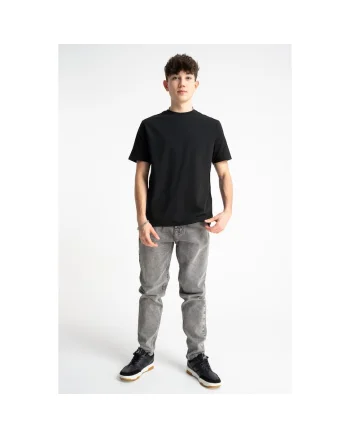 Blugi slim fit cu aspect decolorat