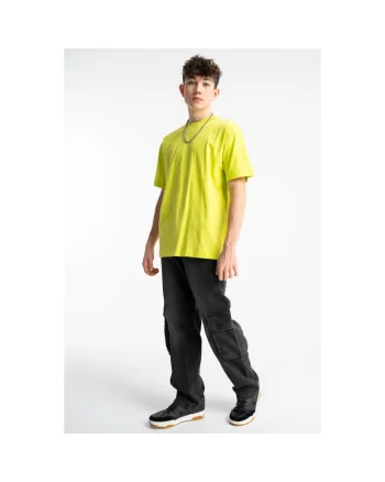 Blugi cargo cu aspect decolorat