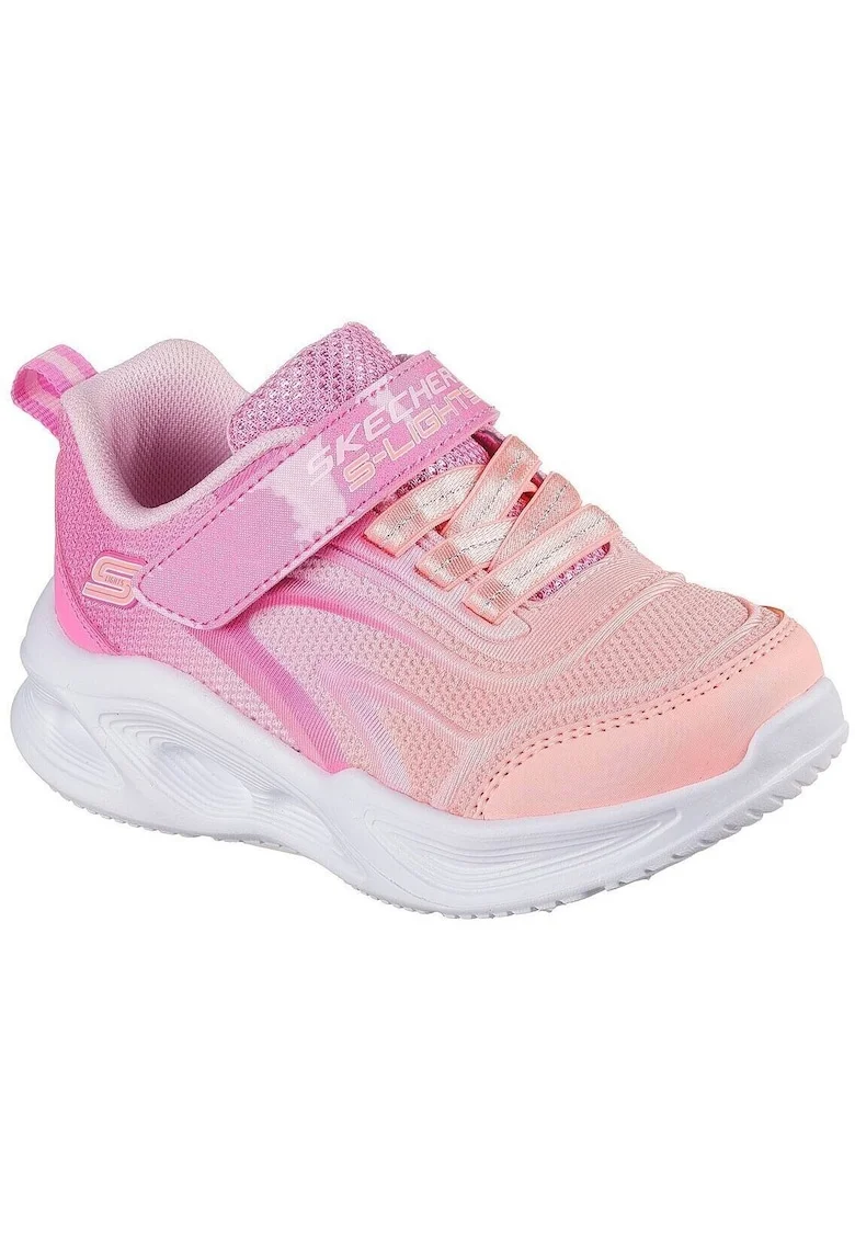 Pantofi sport Sola Glow cu LED-uri, Roz Crem