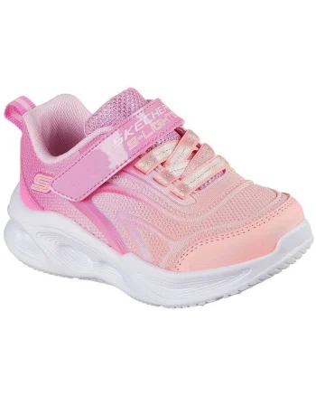 Pantofi sport Sola Glow cu LED-uri, Roz Crem