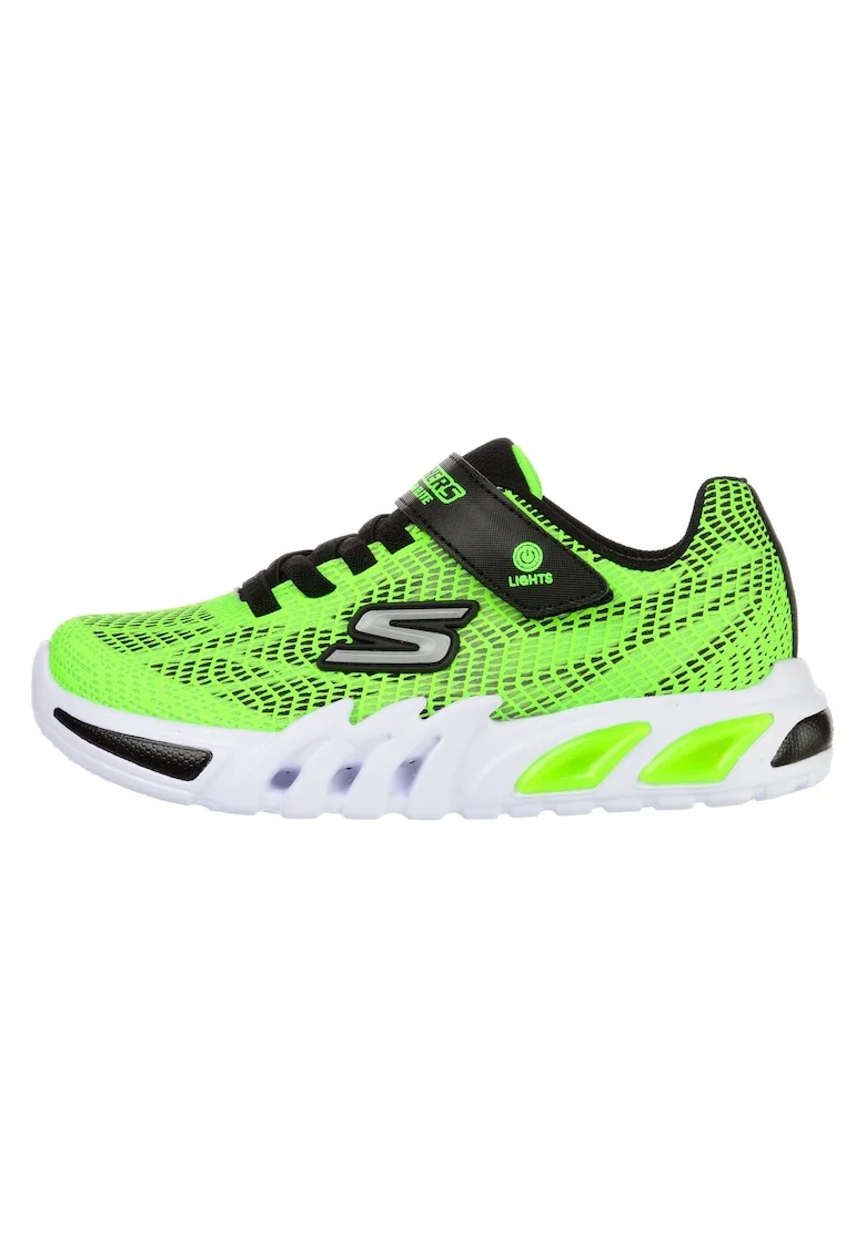 Pantofi sport cu lumini LED Flex-Glow Elite-Vorlo, Verde