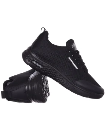 Pantofi sport dama,  Poppins material textil, Negru