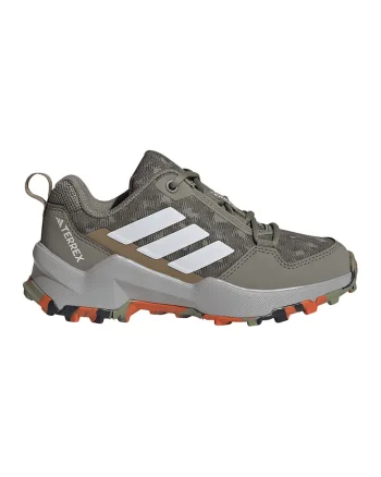 Ghete Terrex AX4R pentru drumetii, Maro taupe/Kaki/Albastru glaciar