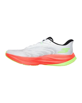 Pantofi sport pentru alergare Sky Aero Spark, Alb/Verde electric/Roz
