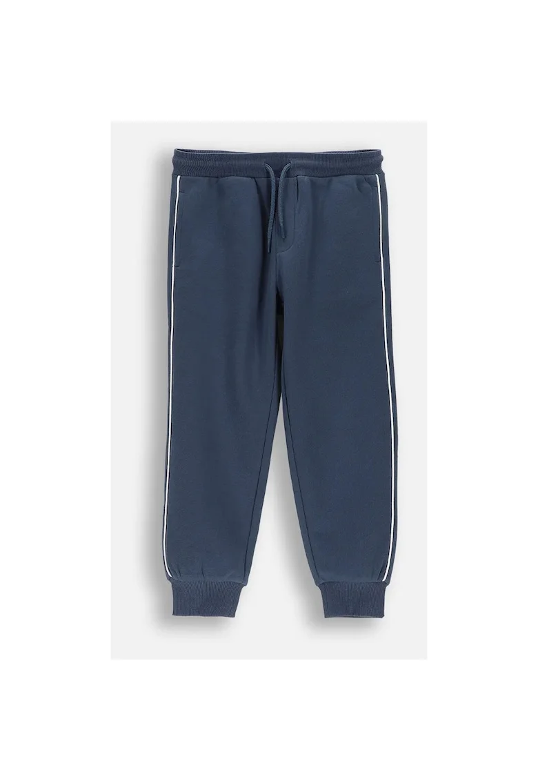 Pantaloni trening  cusaturi decorativedwqfwq, Albastru