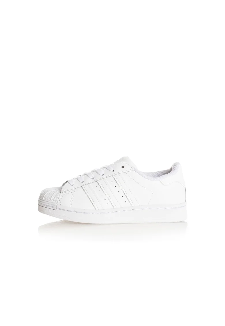 Pantofi sport pentru copii  Superstar, Piele ecologica, Alb