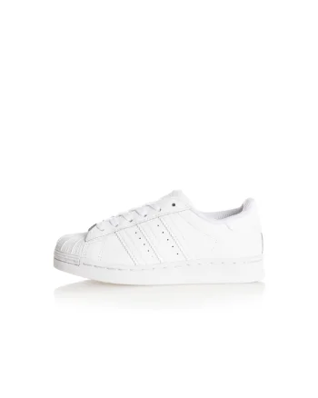 Pantofi sport pentru copii  Superstar, Piele ecologica, Alb