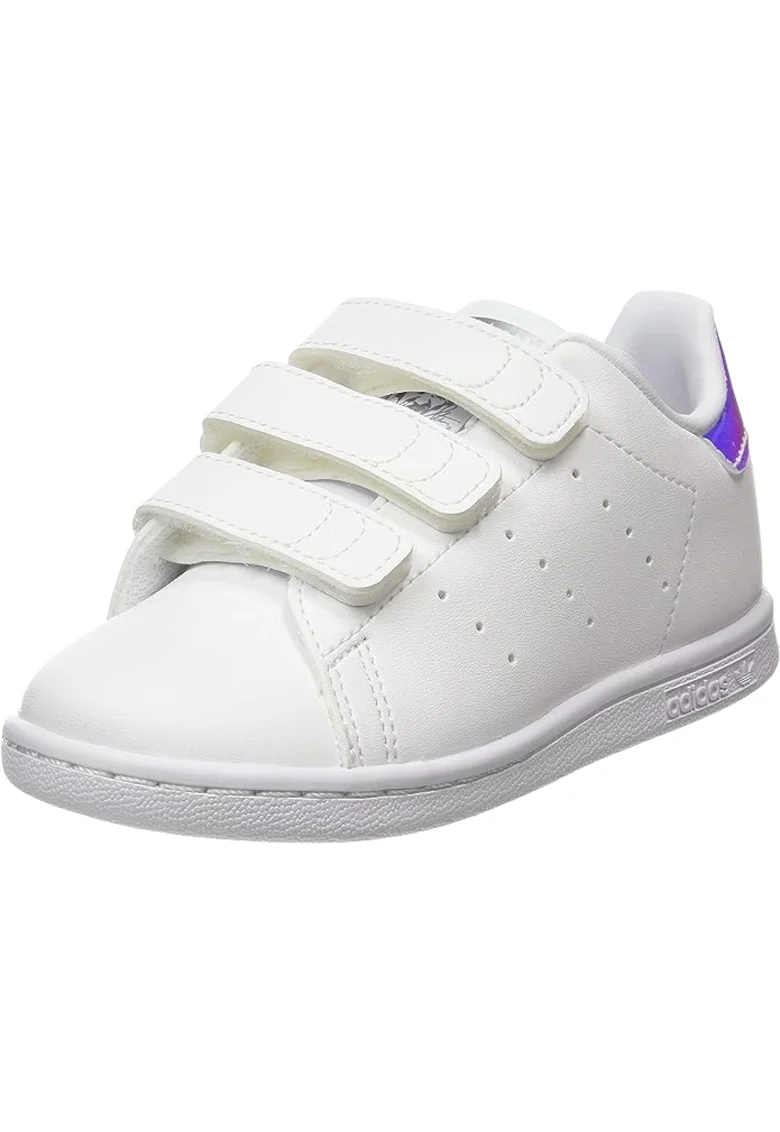 Pantofi sport copii,  Piele ecologica, Alb,