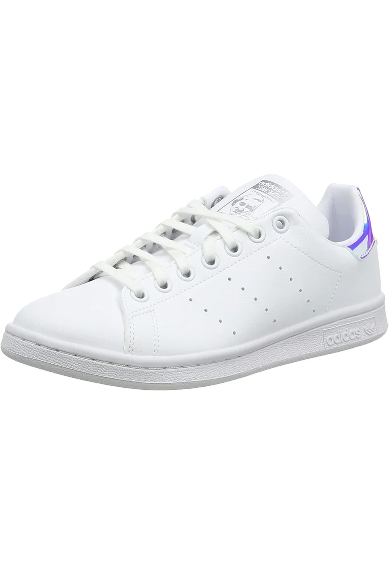 Pantofi sport copii,  Stan Smith, Piele ecologica, Alb,