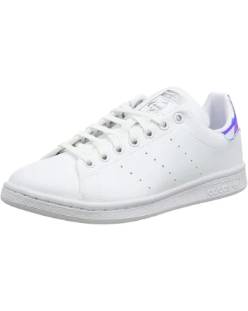 Pantofi sport copii,  Stan Smith, Piele ecologica, Alb,