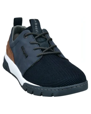 Pantofi sport barbati,  Textil, Multicolor - 98754, Albastru