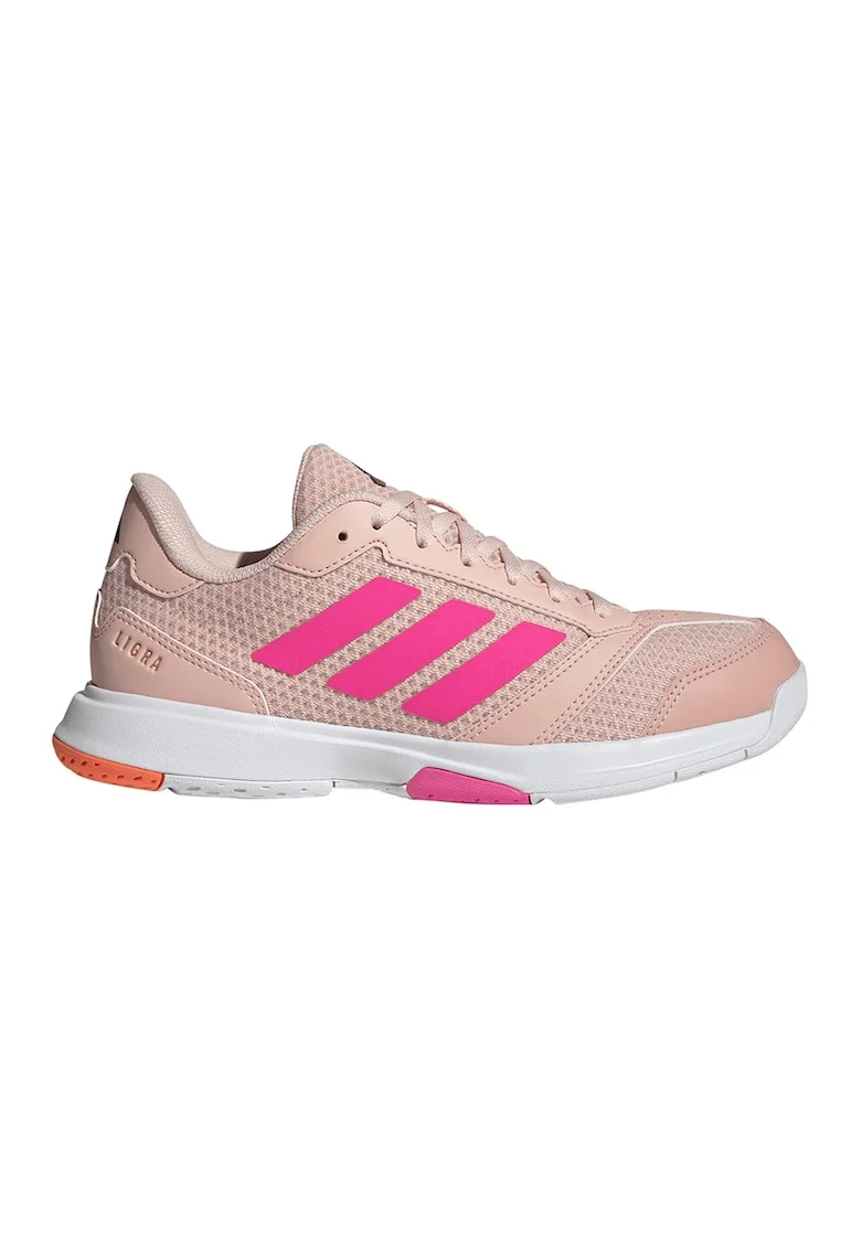 Pantofi Ligra 8 pentru handbal, Roz aprins/Roz somon