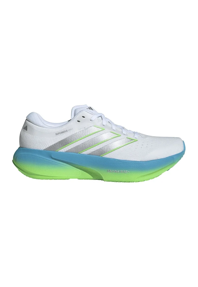 Pantofi Supernova Rise 3 pentru alergare, Albastru pastel/Verde electric/Alb optic