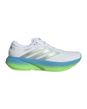 Pantofi Supernova Rise 3 pentru alergare, Albastru pastel/Verde electric/Alb optic