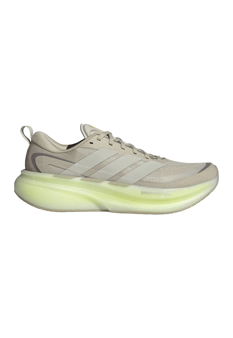 Pantofi Supernova Glide cu detalii reflectorizante pentru alergare, Verde pal/Grej