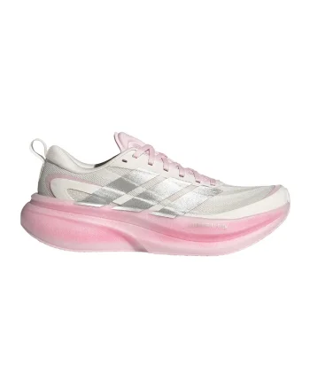 Pantofi Supernova Glide cu detalii reflectorizante, pentru alergare, Roz deschis/Argintiu