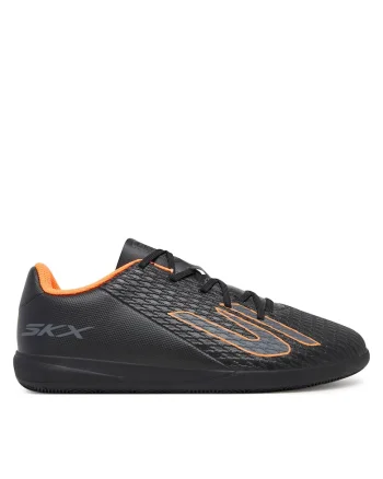 Pantofi sport copii,  fotbal, piele ecologica, negru