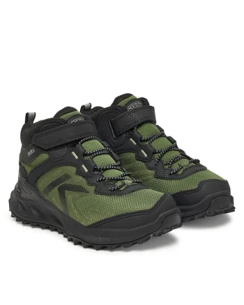 Ghete sport copii  verde, textil