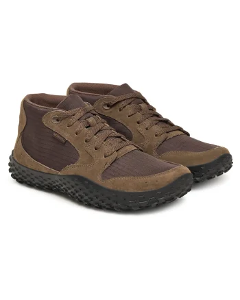 Pantofi sport barbati,  textil, maro