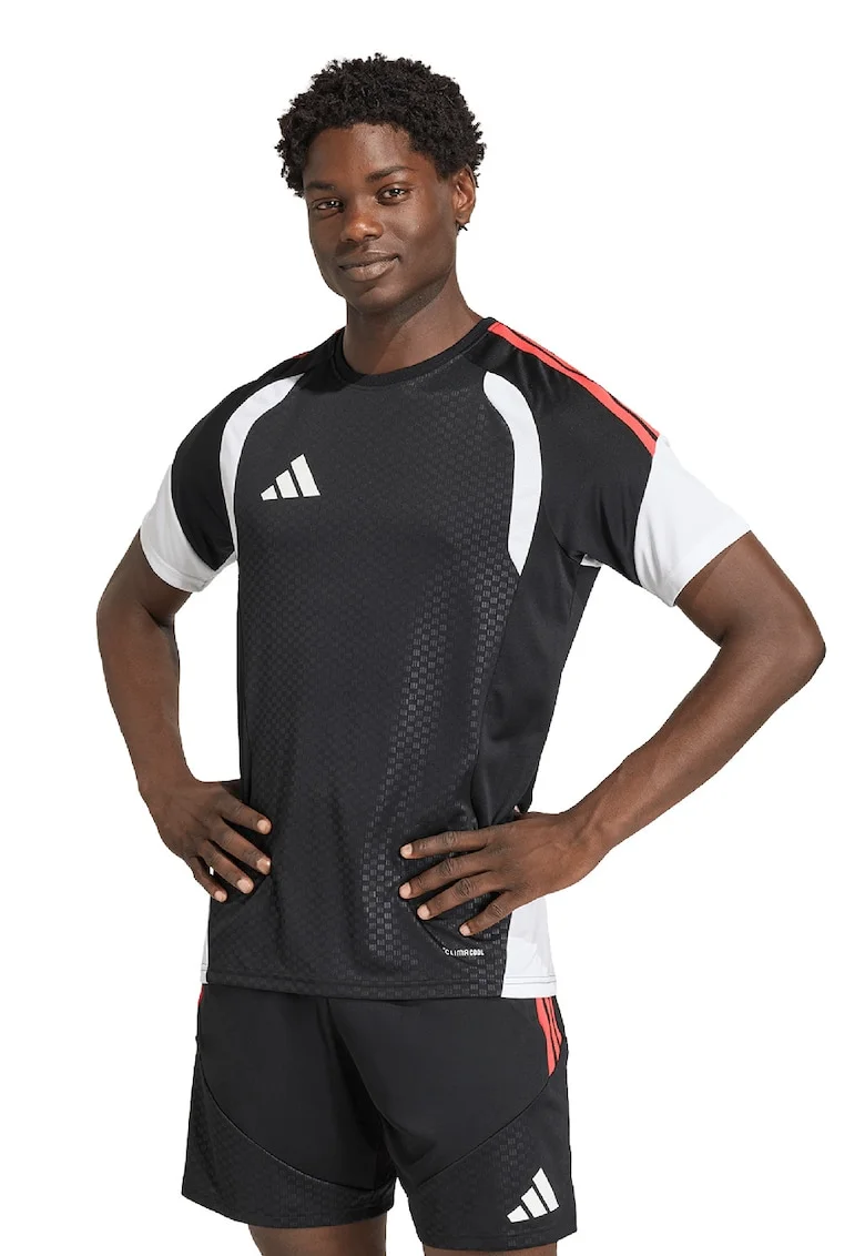 Tricou pentru fotbal Tiro 26C, Rosu/Negru
