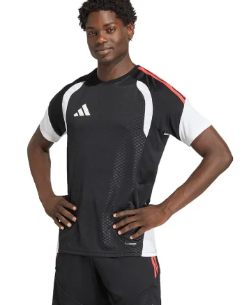 Tricou pentru fotbal Tiro 26C, Rosu/Negru