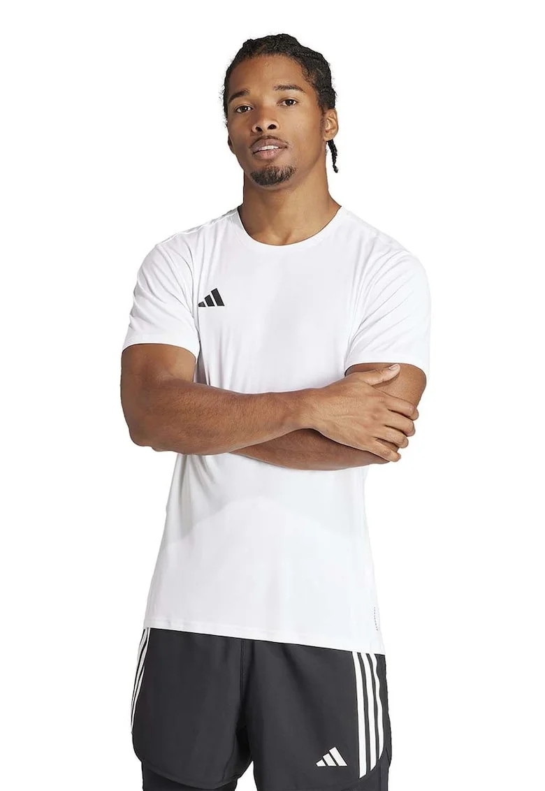 Tricou slim fit pentru alergare Adizero, Alb optic
