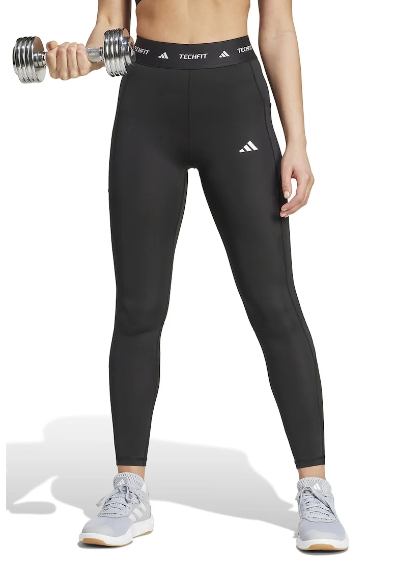 Colanti cu talie inalta pentru fitness Stash, Negru