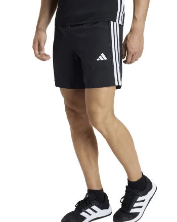 Pantaloni scurti cu buzunare cu fermoar pentru fitness Essentials, Alb/Negru