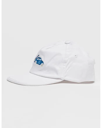 Sapca baseball cu banda velcro, Albastru royal/Alb optic