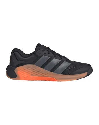 Pantofi low-cut Dropset 4, pentru fitness, Negru/Portocaliu mandarina