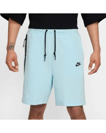 Pantaloni scurți bărbați  Tech Fleece, bumbac, albastru deschisdwqf, Albastru deschis