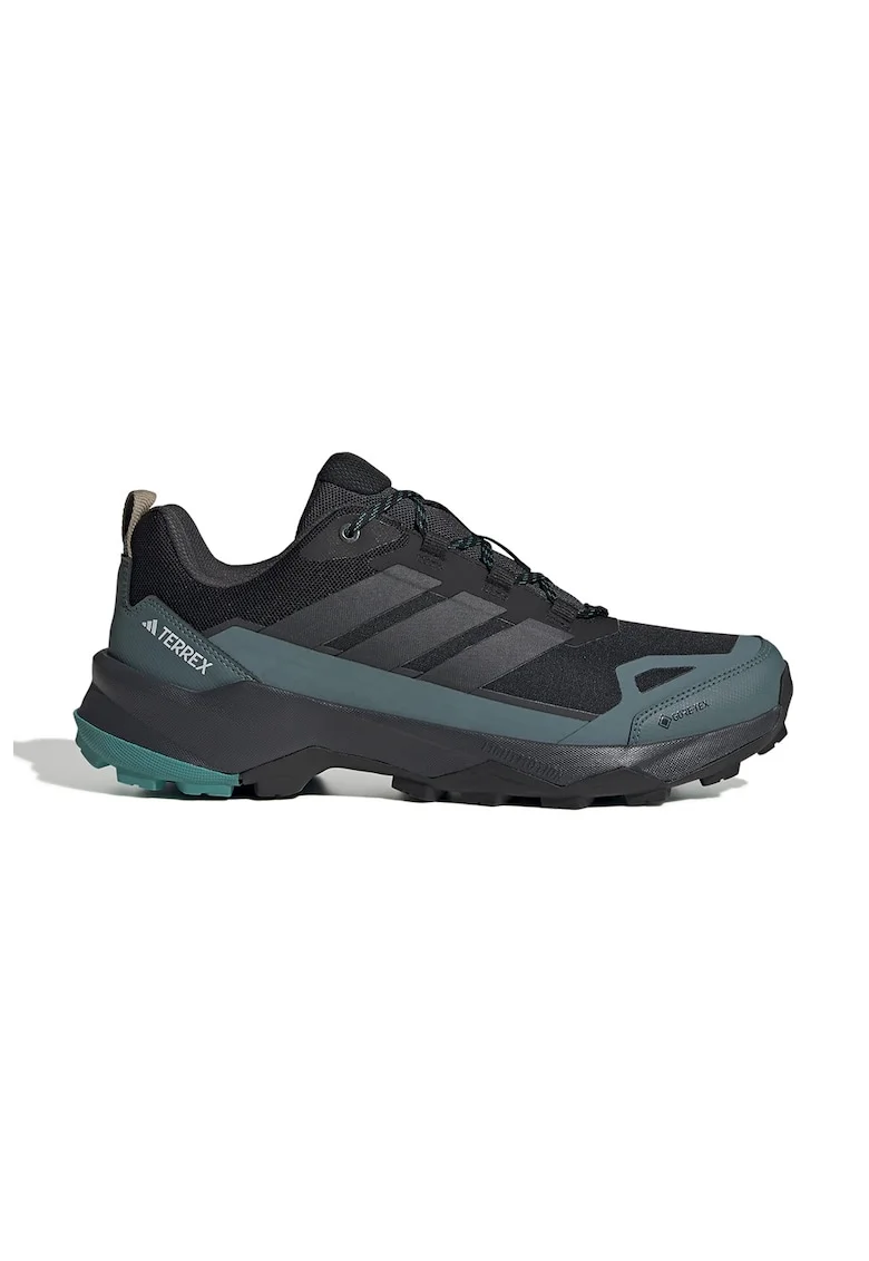 Pantofi Terrex Skychaser impermeabili pentru drumetii, Negru/Verde persan