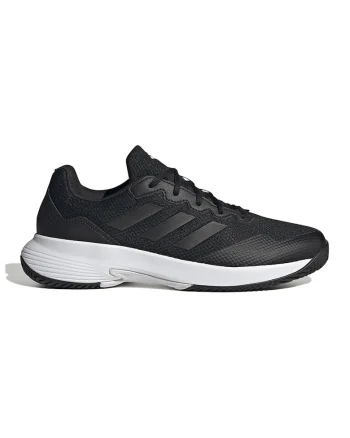 Pantofi GameCourt 2 cu insertii de plasa, pentru tenis, Negru
